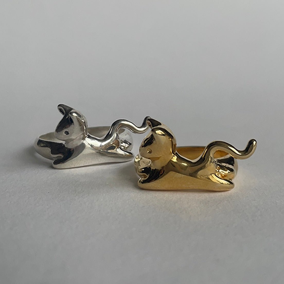 Cat Ring - Silver - Rings