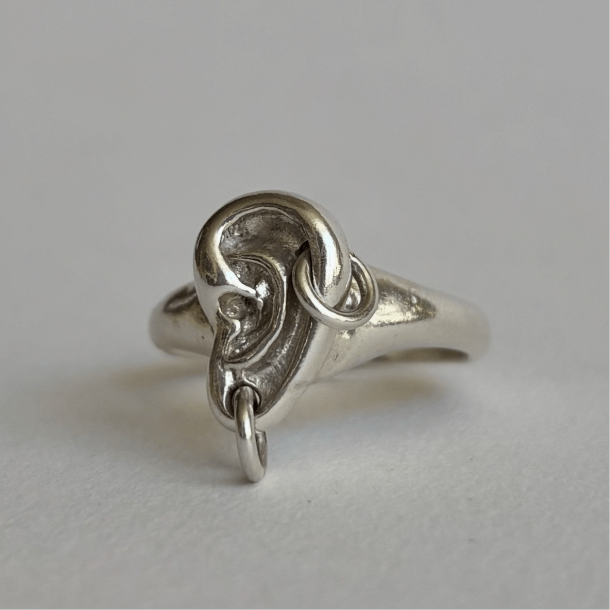 The Ear Ring (Double Pierced) - Silver - Rings