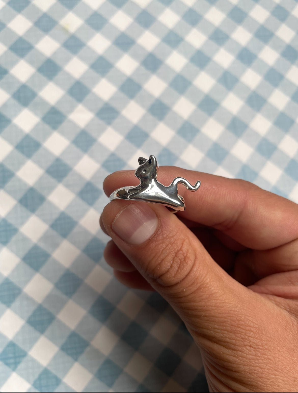 Cat Ring - Silver - Rings