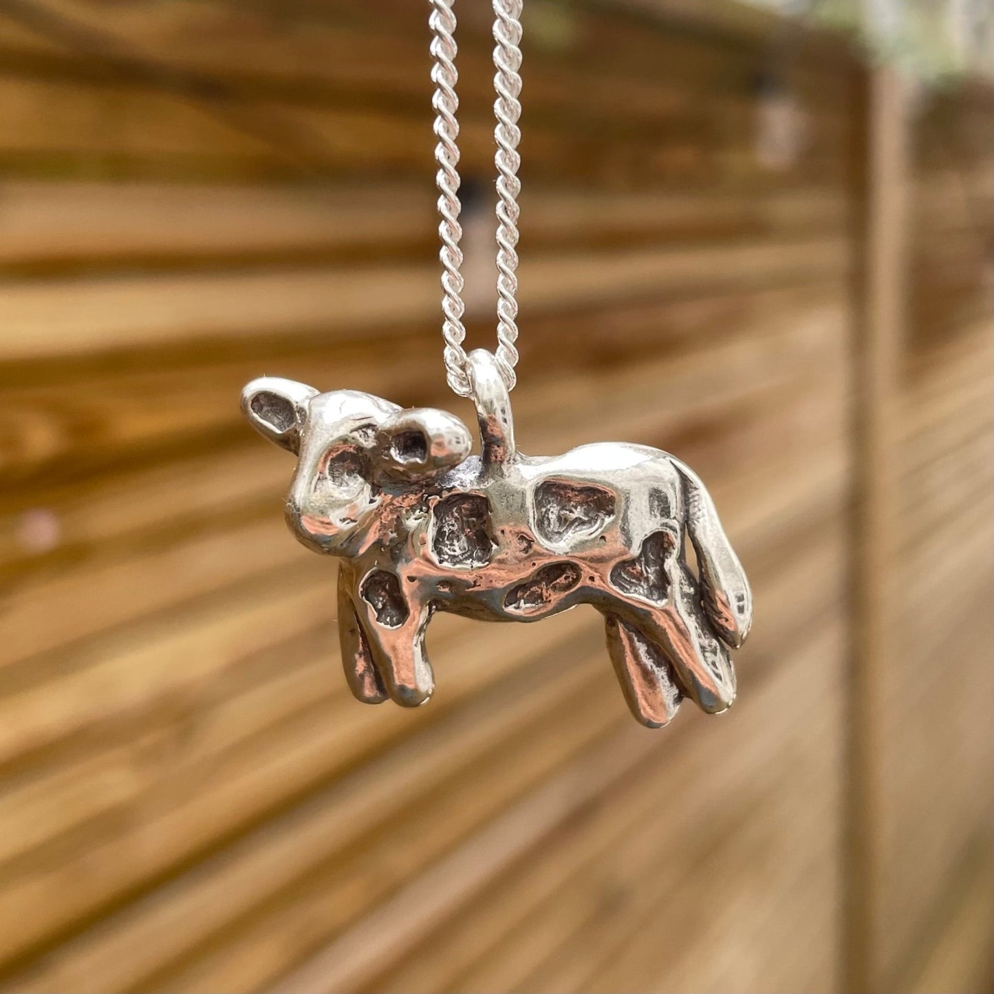 Cow Necklace - Silver - Necklaces