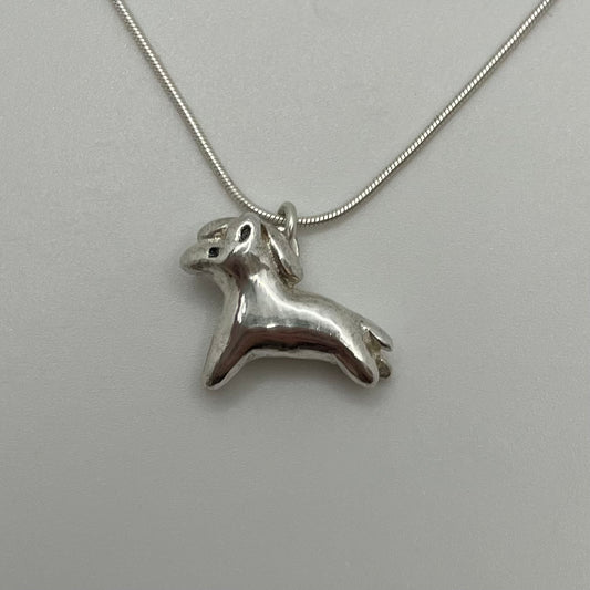 Lil Horsey Necklace - Silver