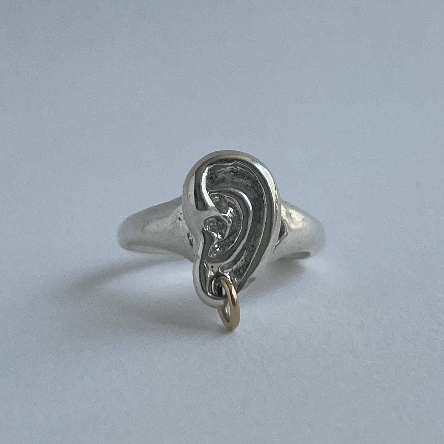 The Ear Ring - Silver (Gold Hoop) - Rings