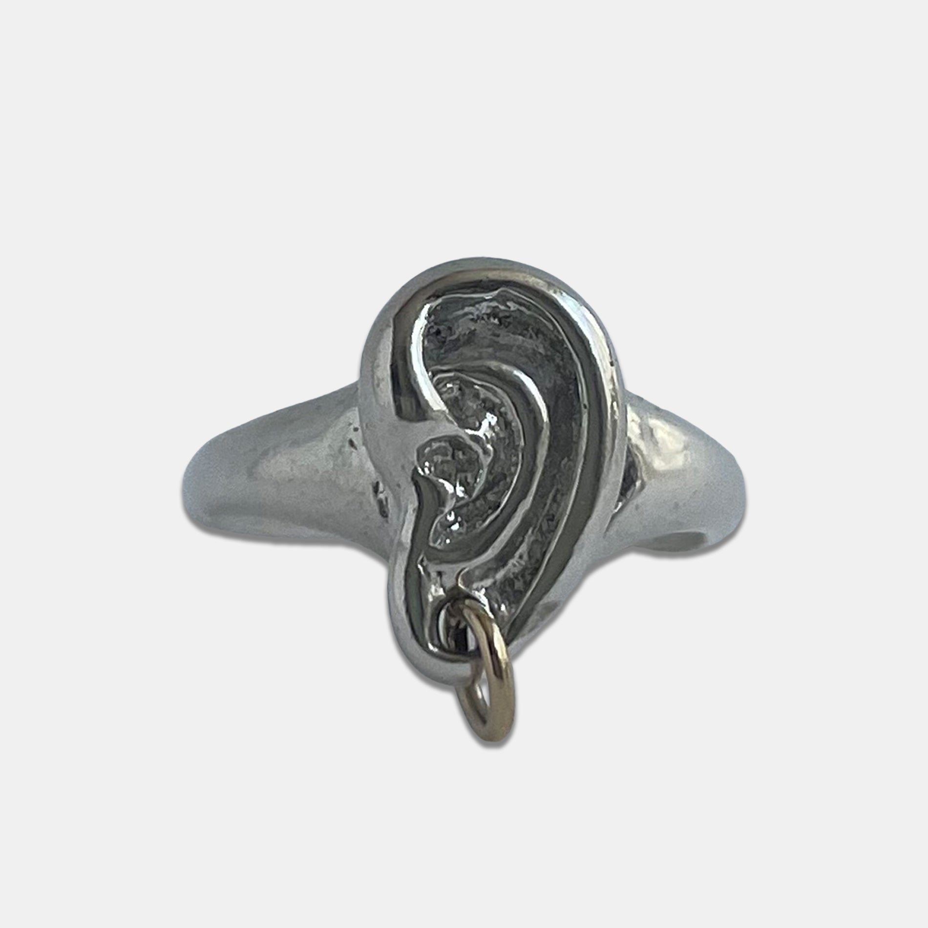 The Ear Ring - Silver (Gold Hoop) - Rings