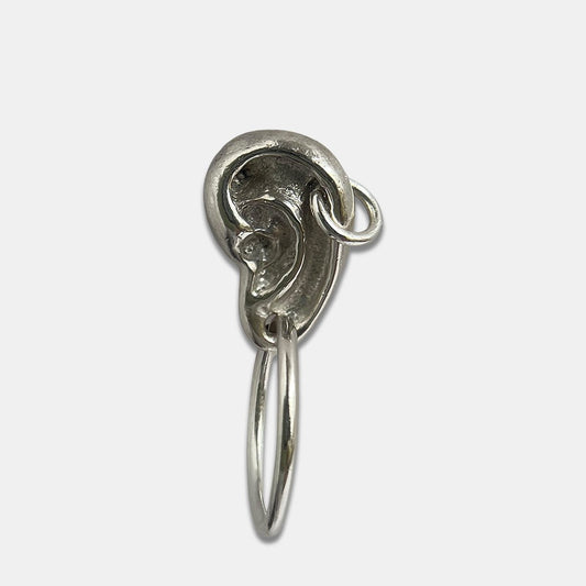 Ear Earrings (Double Pierced) - Silver - Earrings