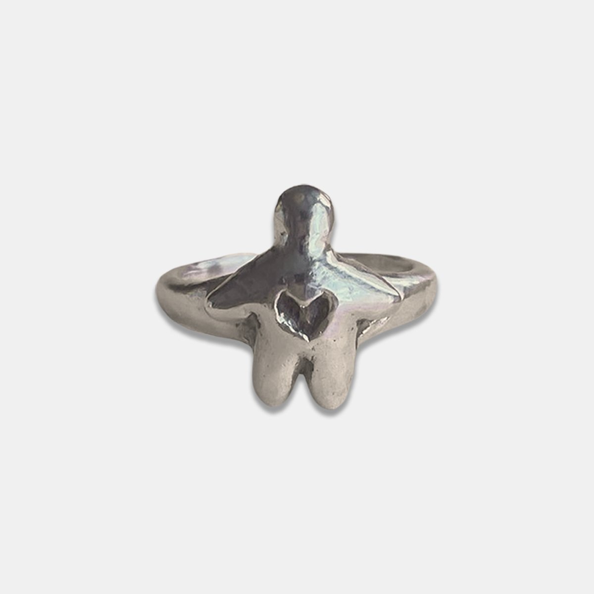 Heart Stopper Ring - Silver - Rings