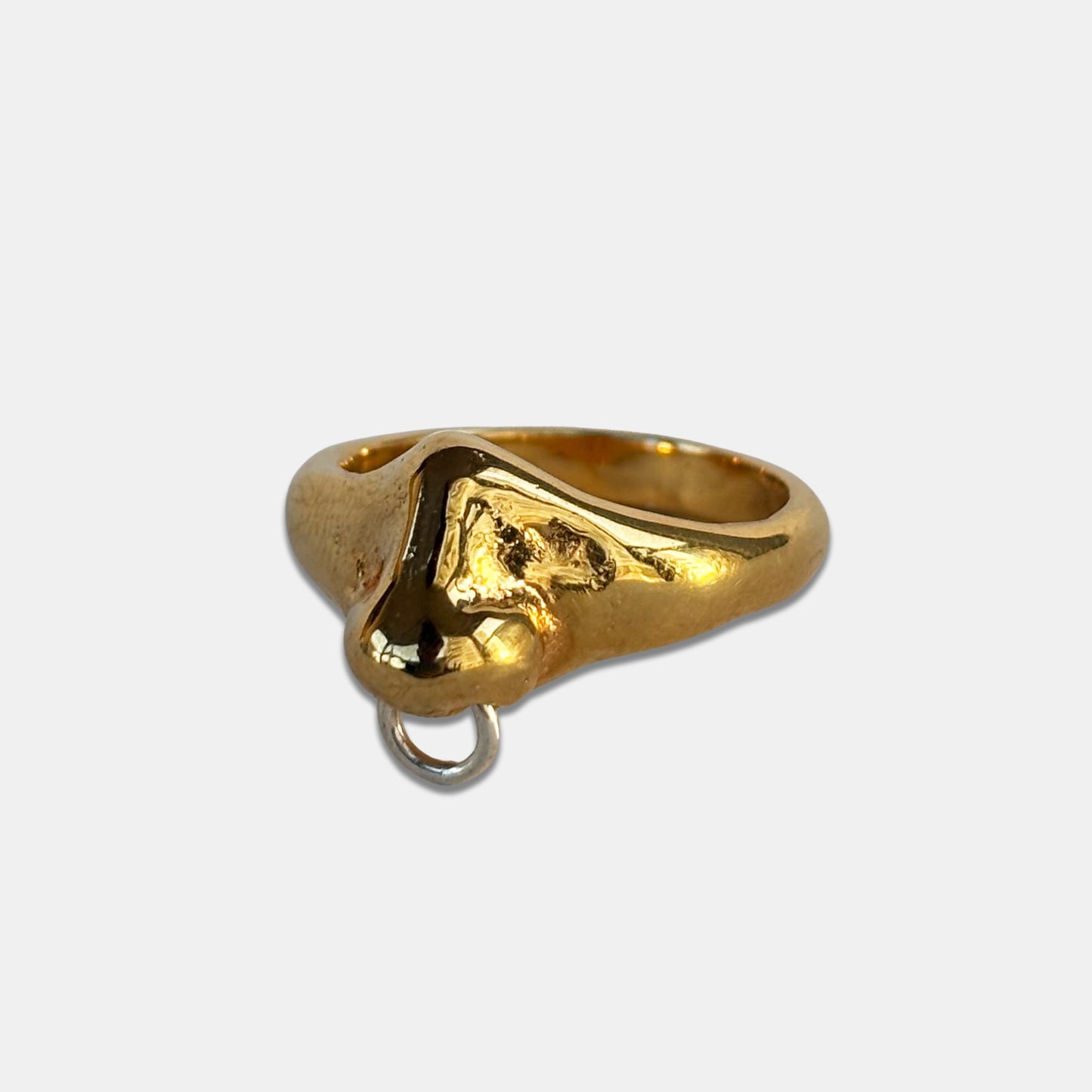 Nose Ring - Septum - Gold (Silver Hoop)