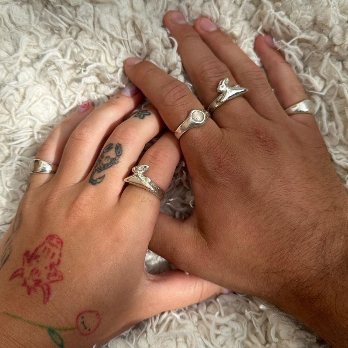 Handmade Silver Rings - Pupari