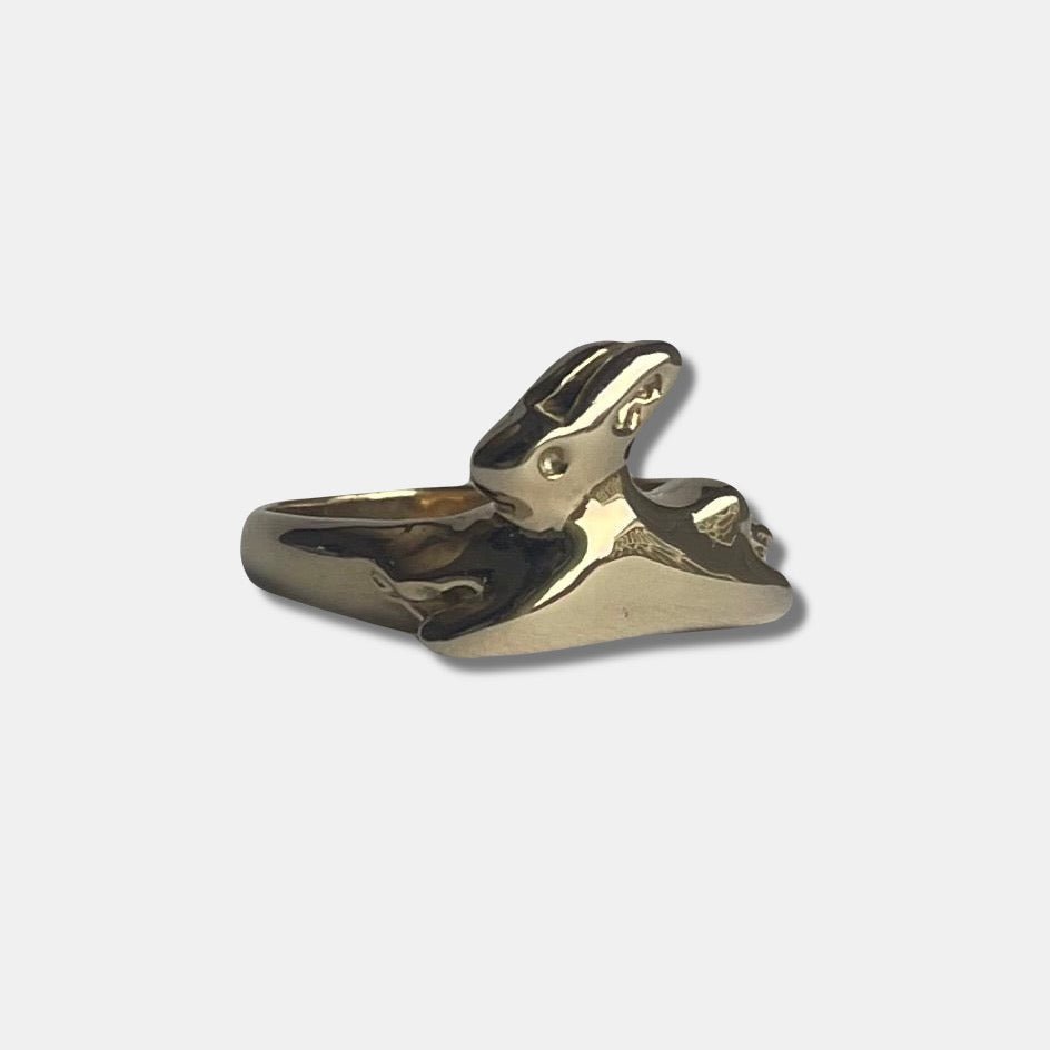 Gold Rabbit Ring Gold Bunny Ring | Rabbit Ring | Pupari