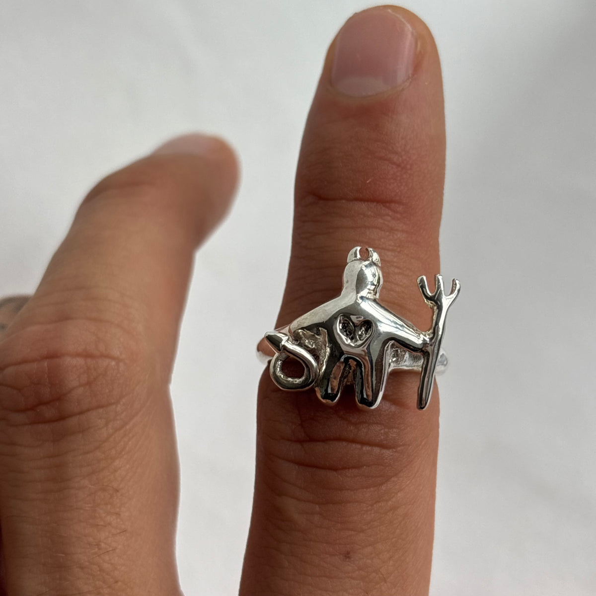 Heart Breaker Ring - Silver