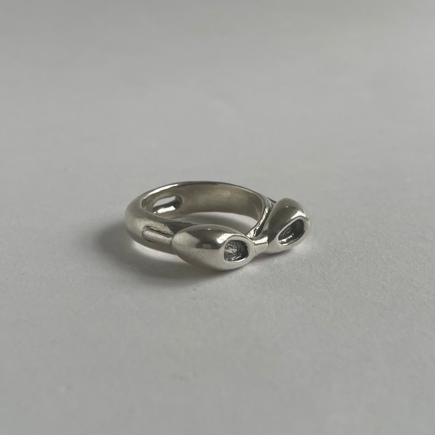 Goggles Ring - Silver