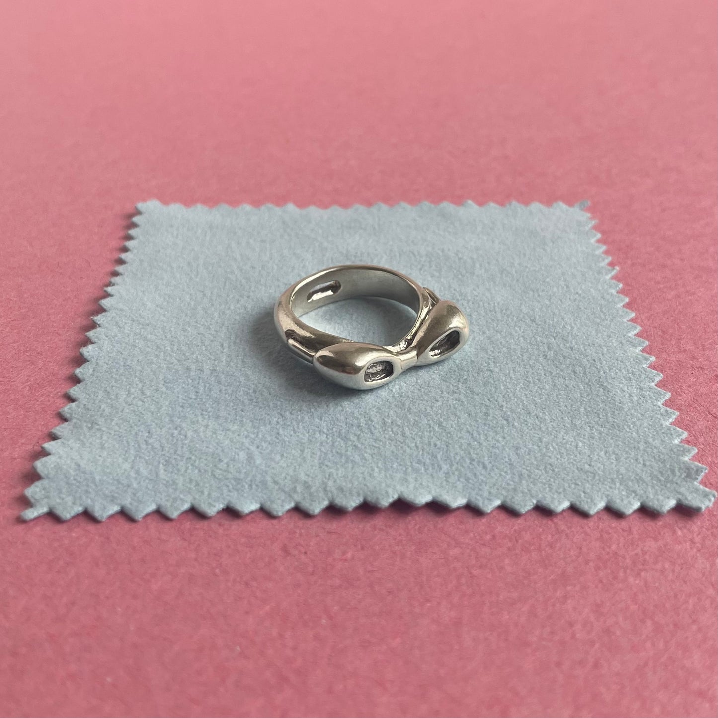 Goggles Ring - Silver