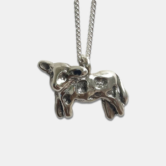 Cow Necklace - Silver - Necklaces