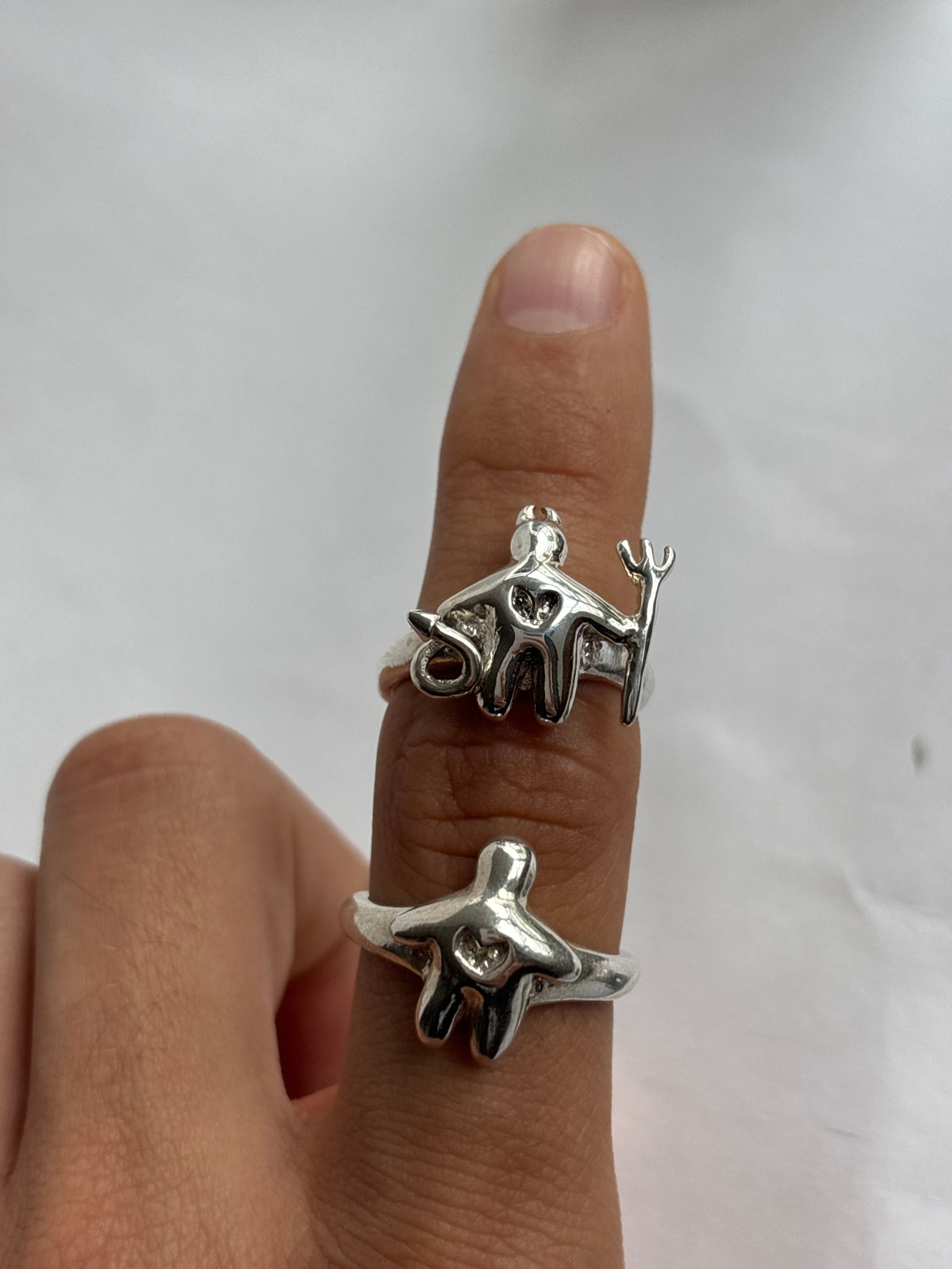Heart Breaker Ring - Silver