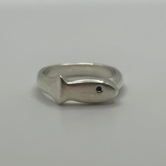 Fish Ring - Silver - Rings