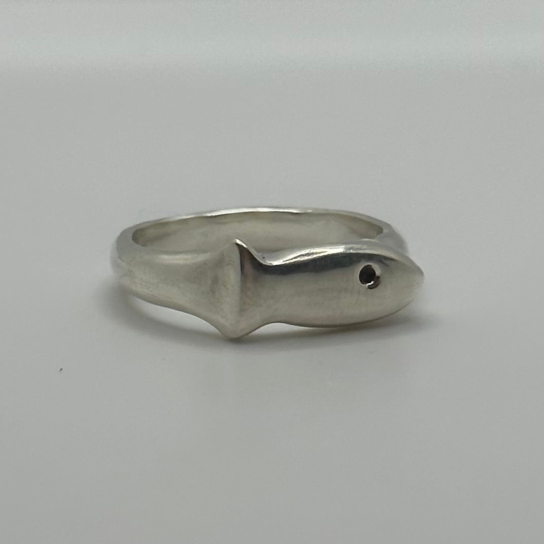 Fish Ring - Silver - Rings