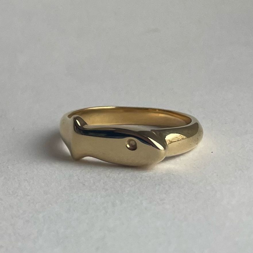 Gold Fish Ring | Pupari