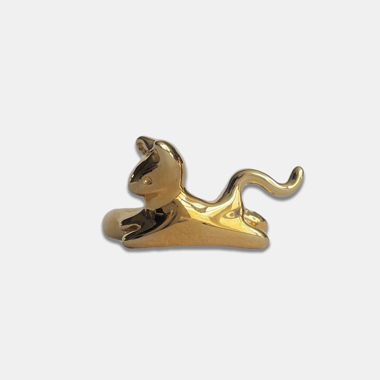 Cat Ring - Gold - Rings