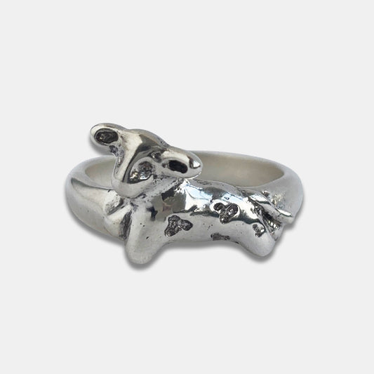 Cow Ring - Silver