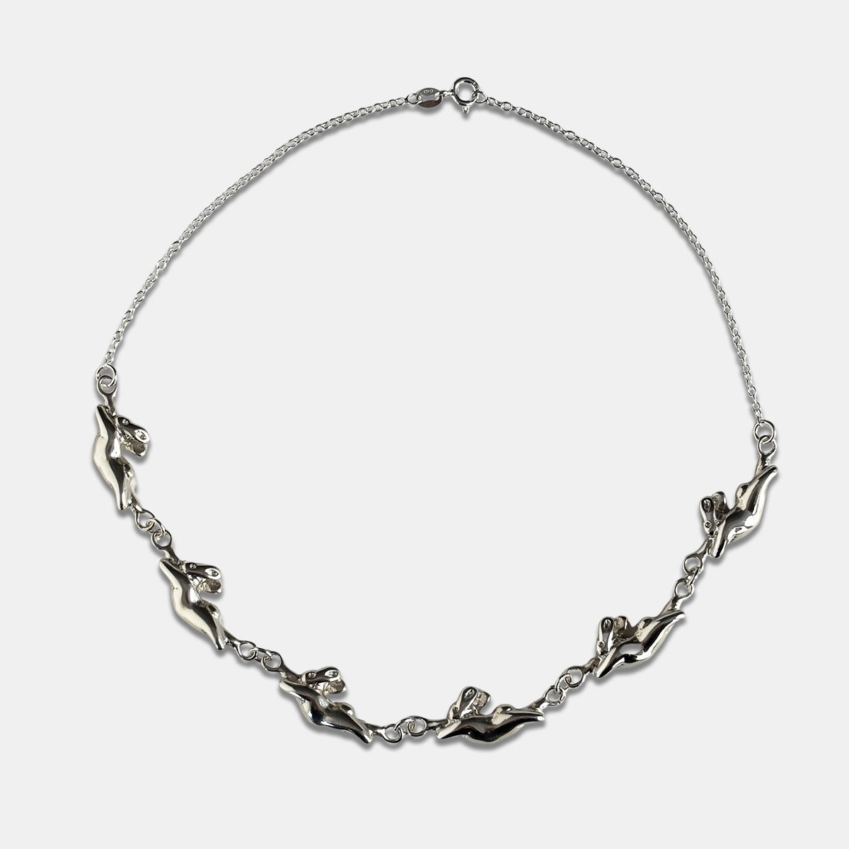 Dancing Bunny Choker Necklace