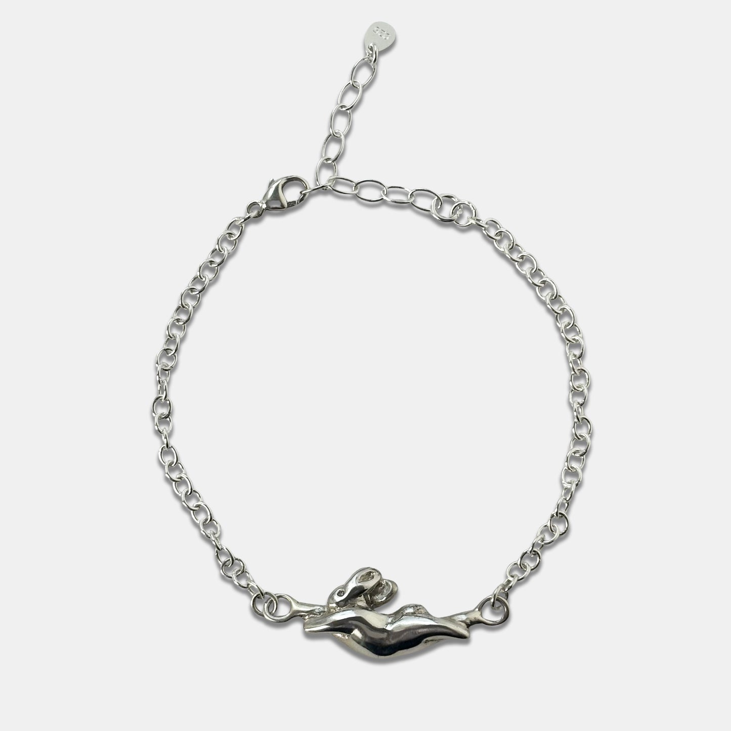 Dancing Bunny Bracelet - Silver