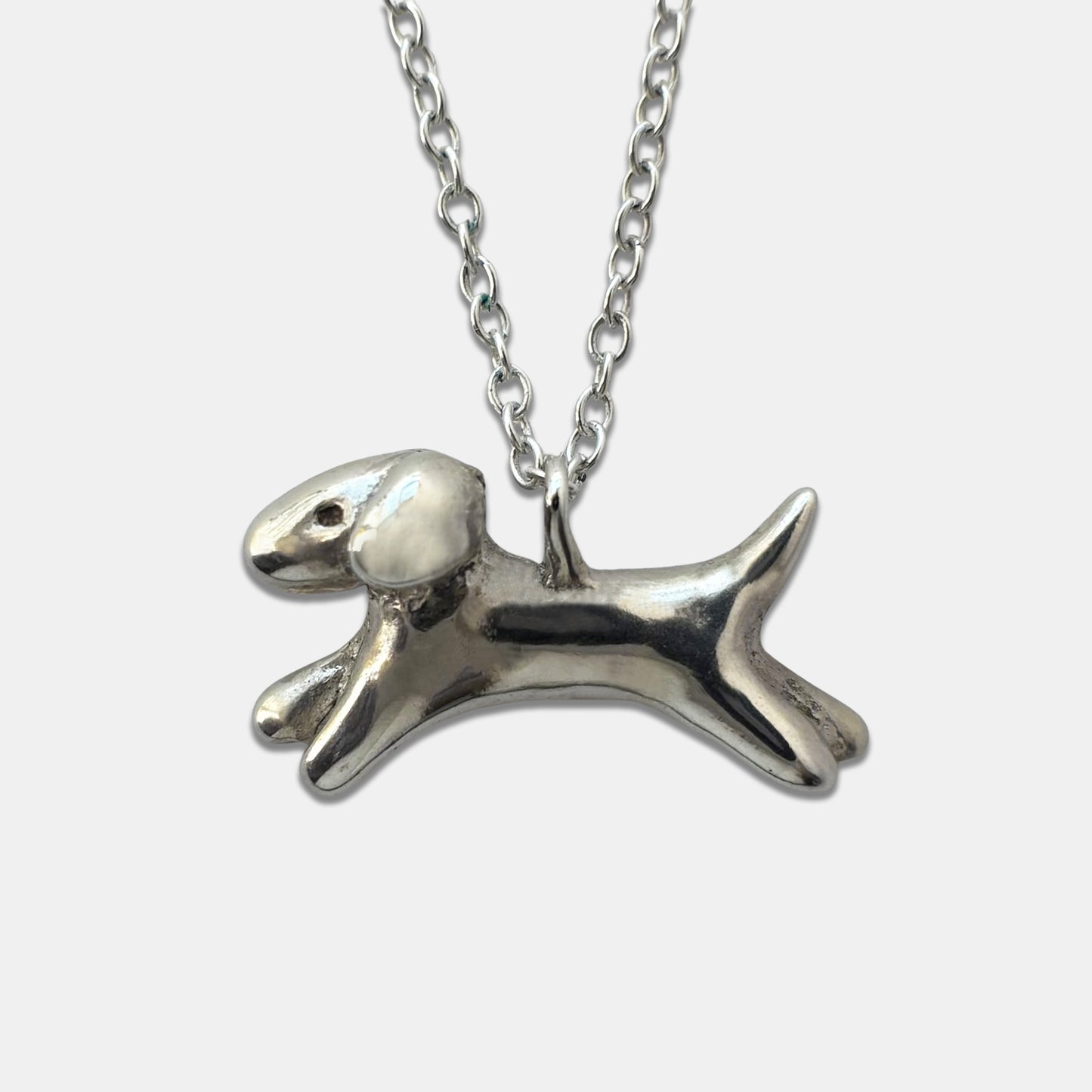 Dog Necklace - Silver