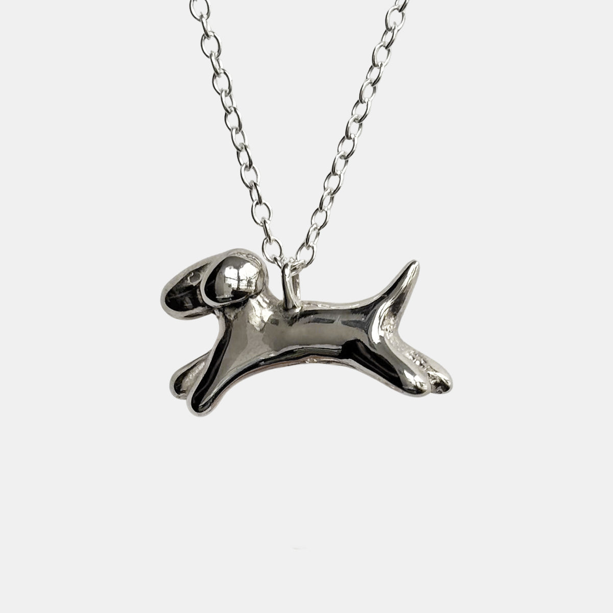 Dog Necklace - Silver