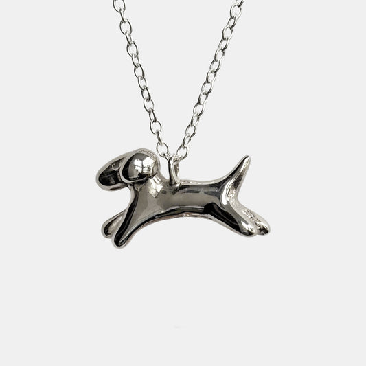 Dog Necklace - Silver