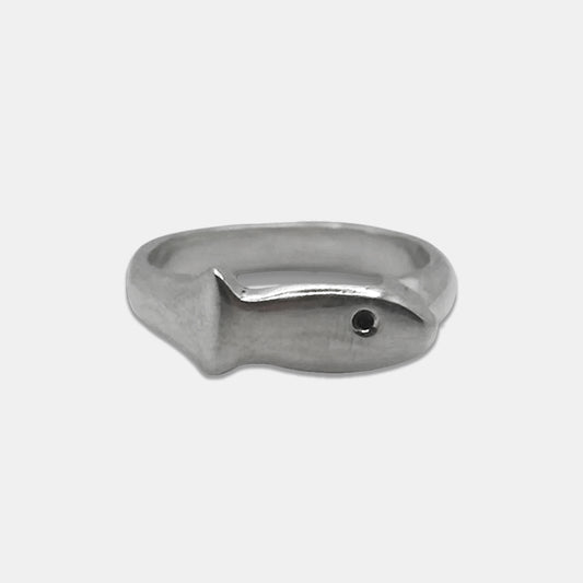 Fish Ring - Silver