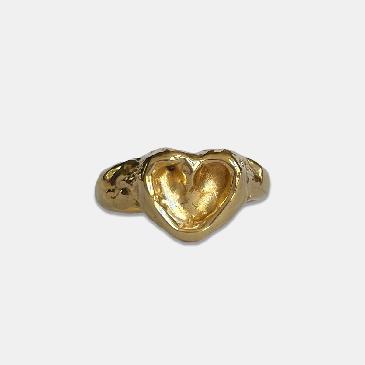 Melted Heart Ring