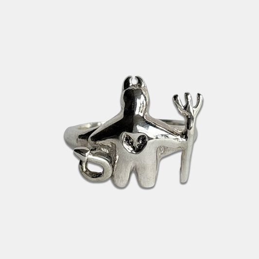 Heart Breaker Ring - Silver